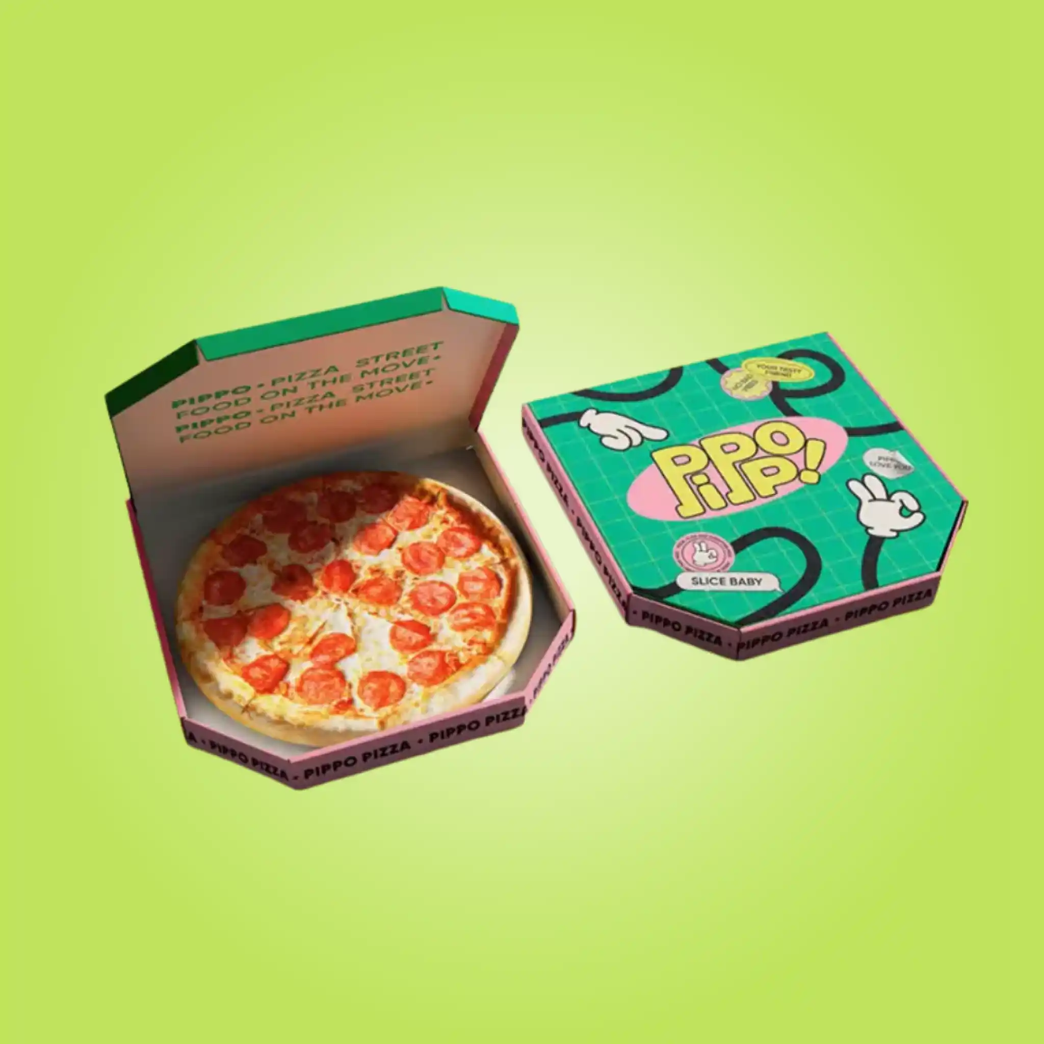 Personalized Pizza Boxes