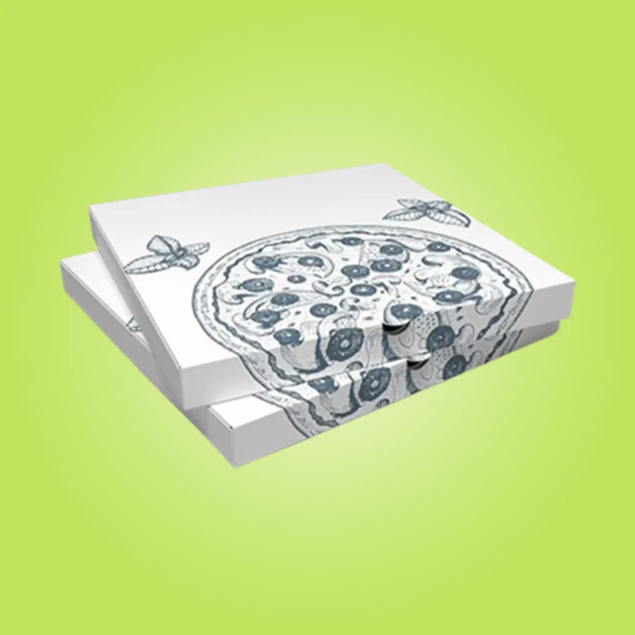 White Pizza Boxes