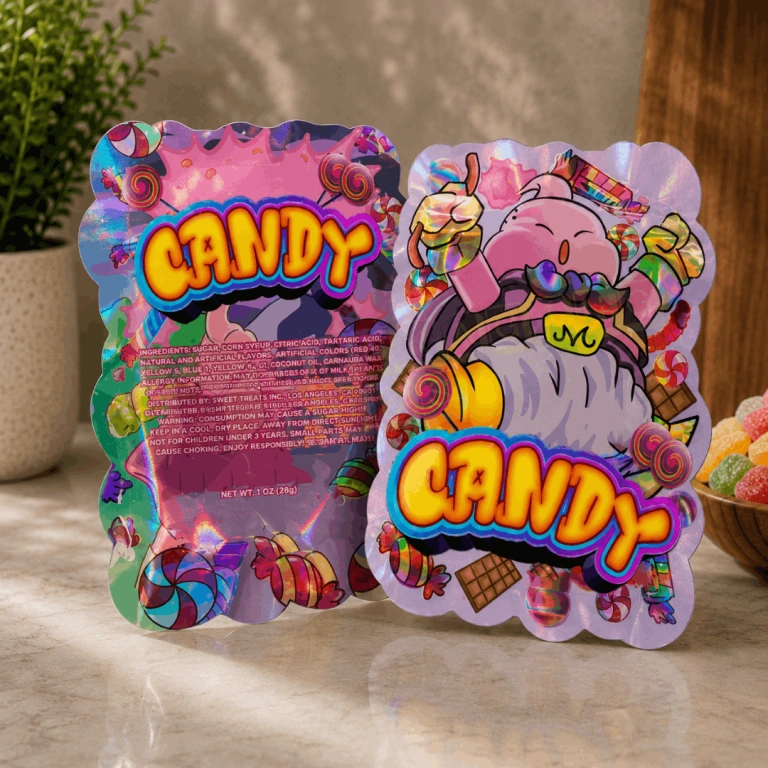 Die Cut Mylar Bags