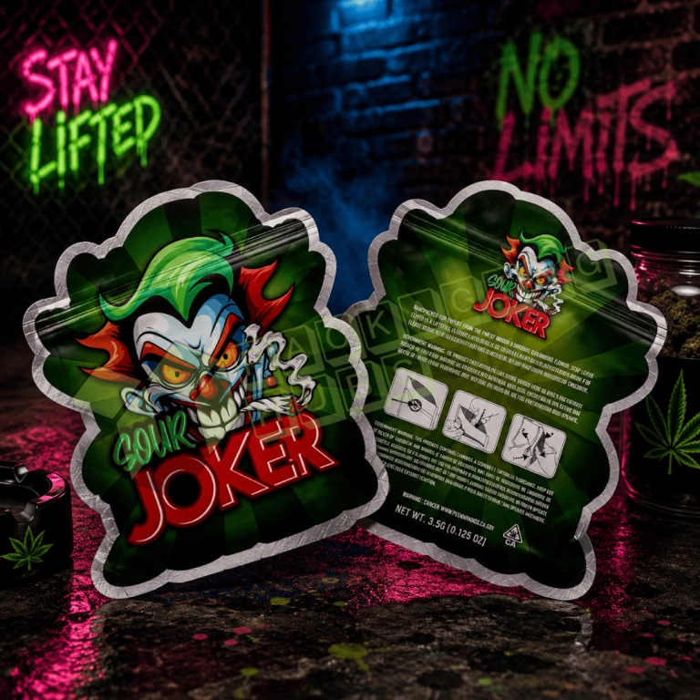 Custom Die Cut Mylar Bags