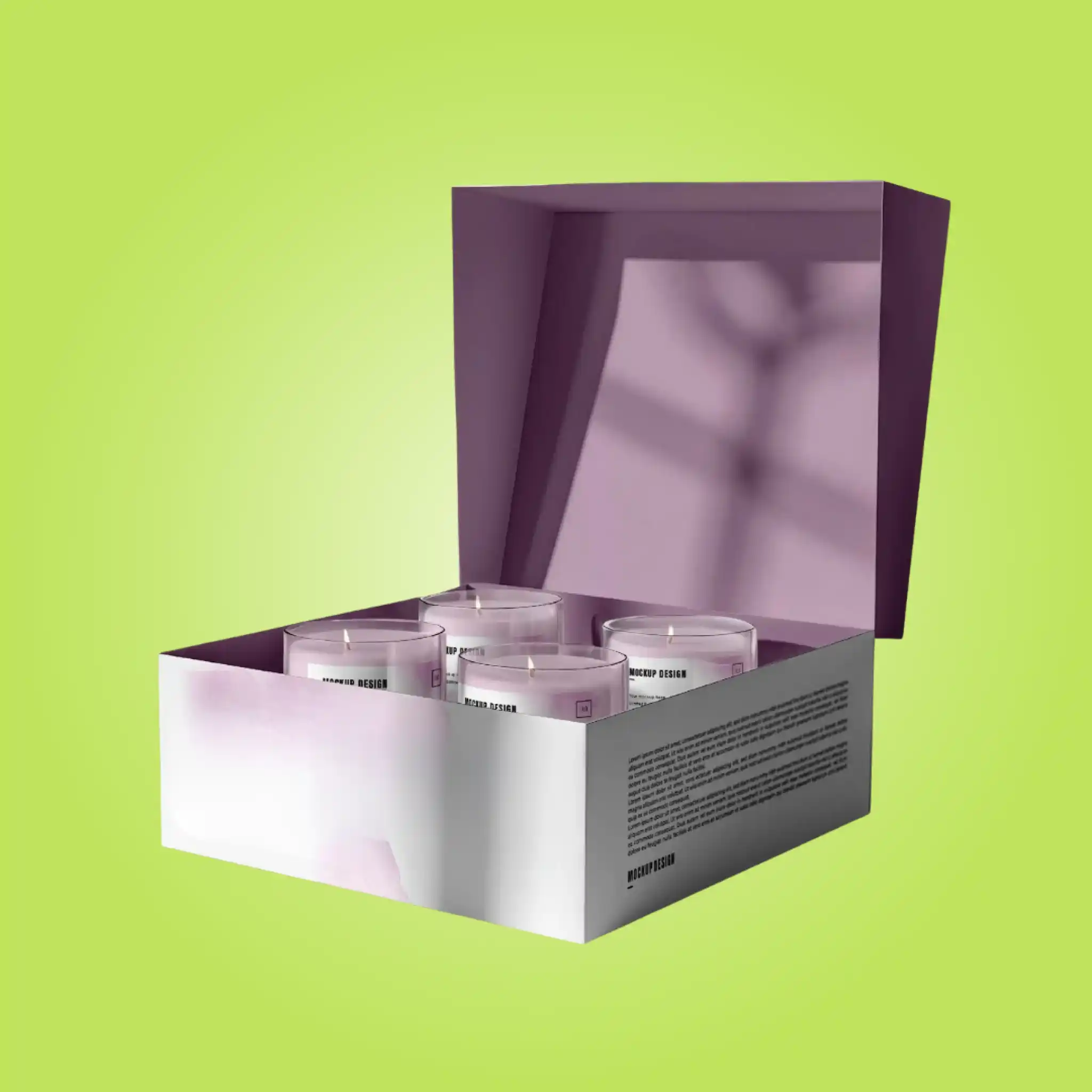 Custom Candle Boxes with Inserts