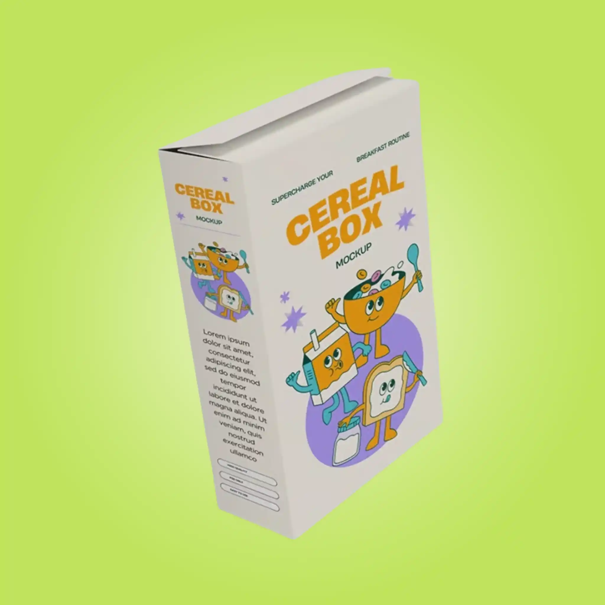 Custom Cardboard Cereal Boxes