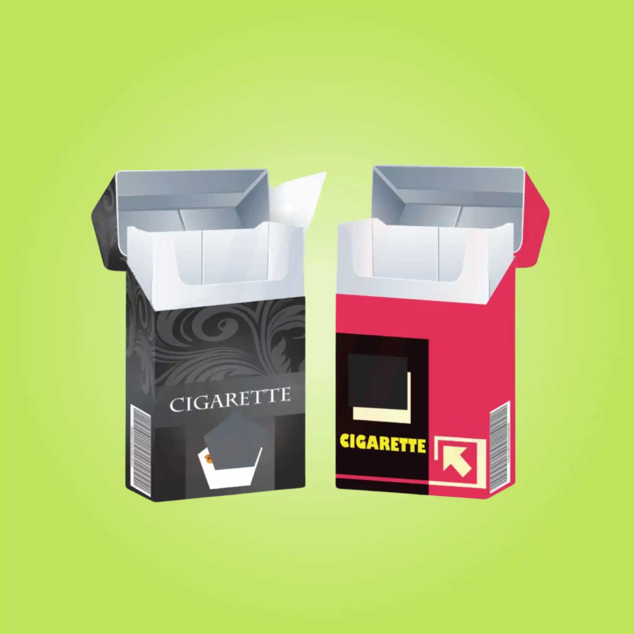 Custom Empty Cigarette Boxes