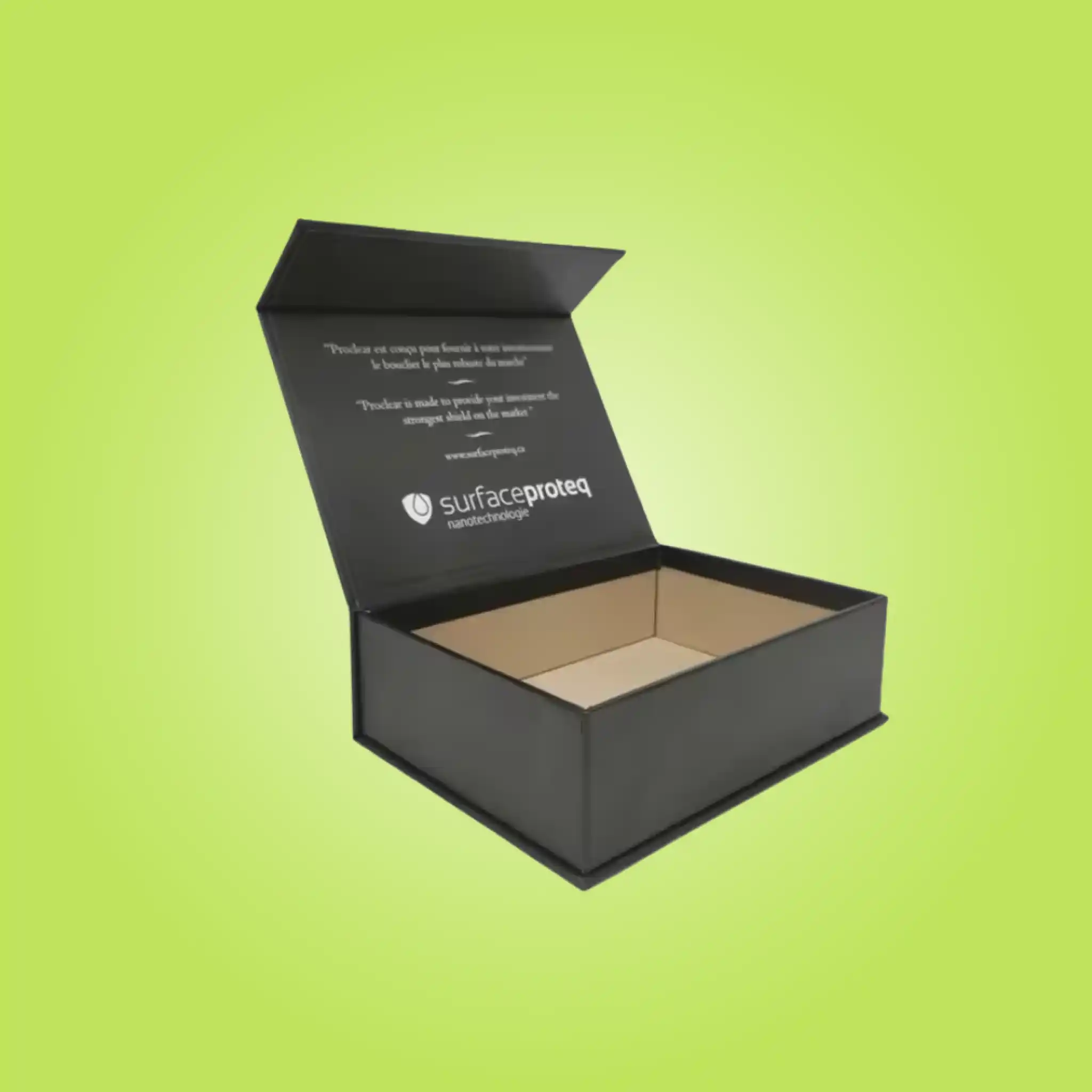 Custom Flap Open Rigid Boxes