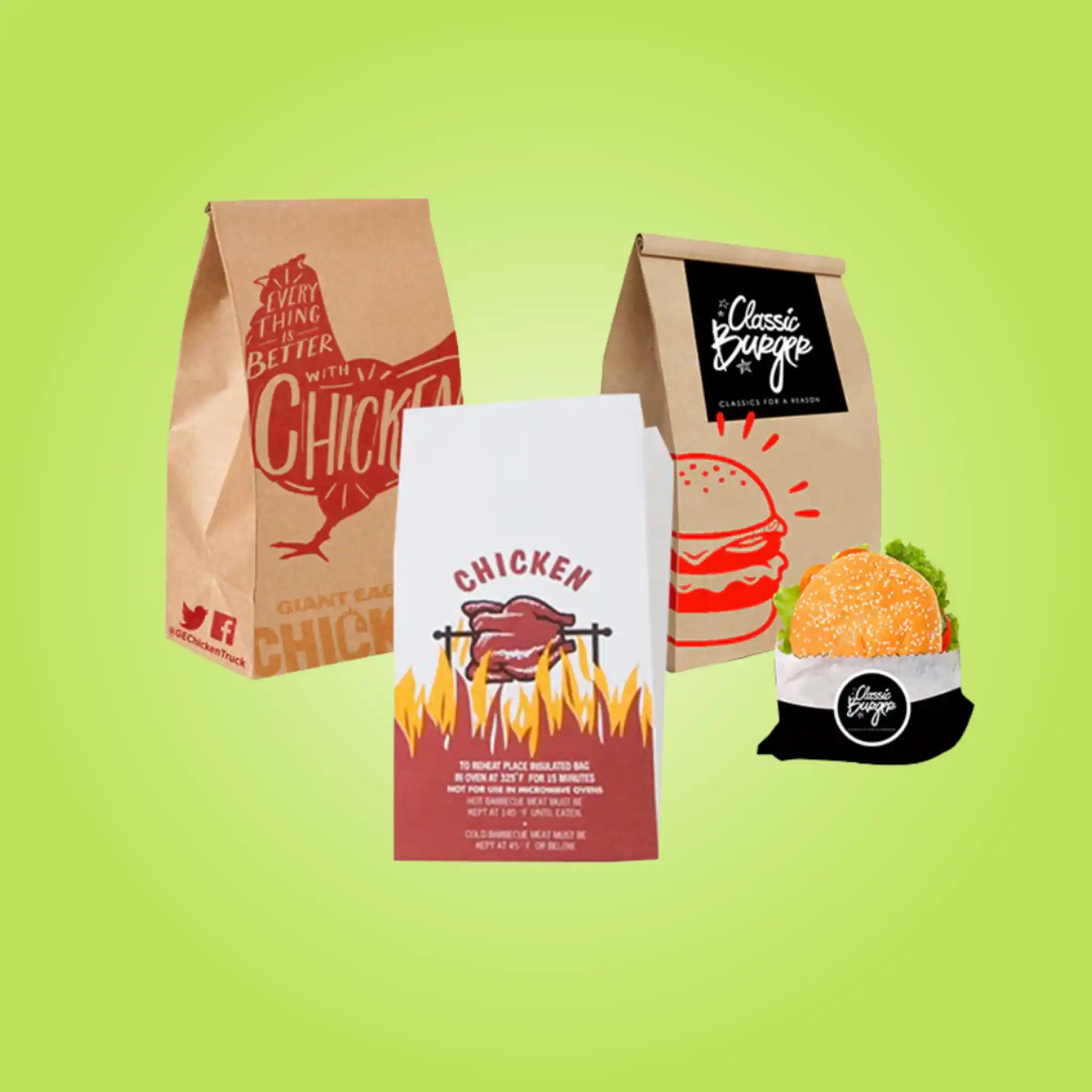 Custom Food Paper Bags