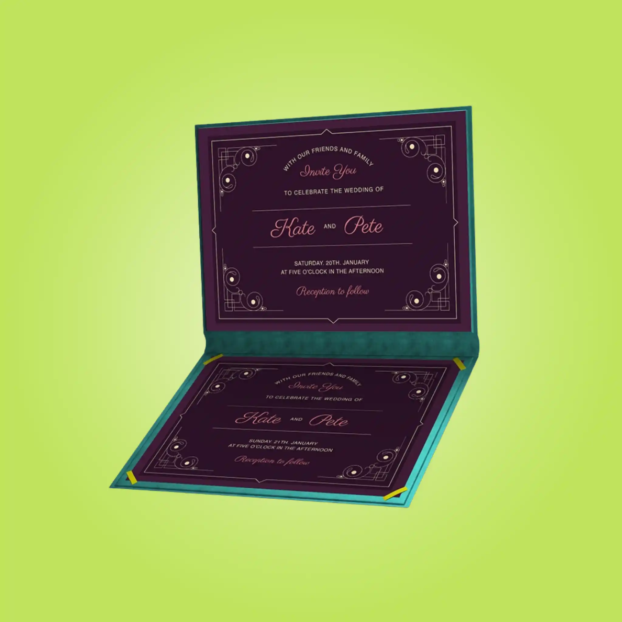 Custom Invitation Boxes