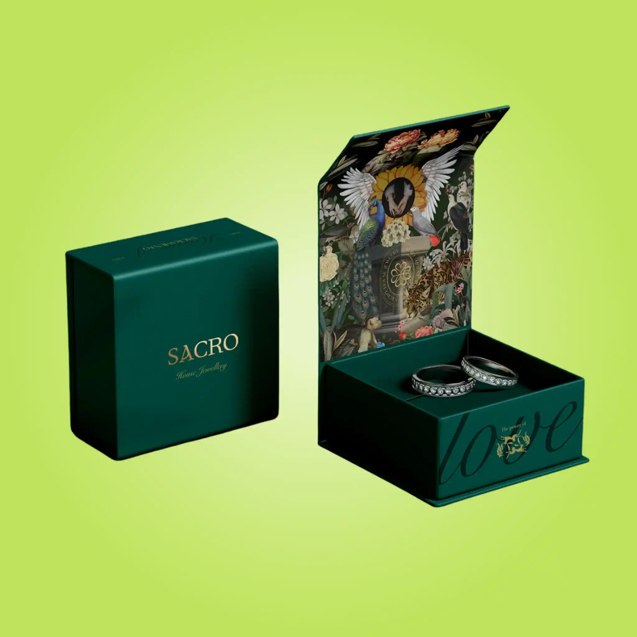 Custom Jewelry Rigid Boxes