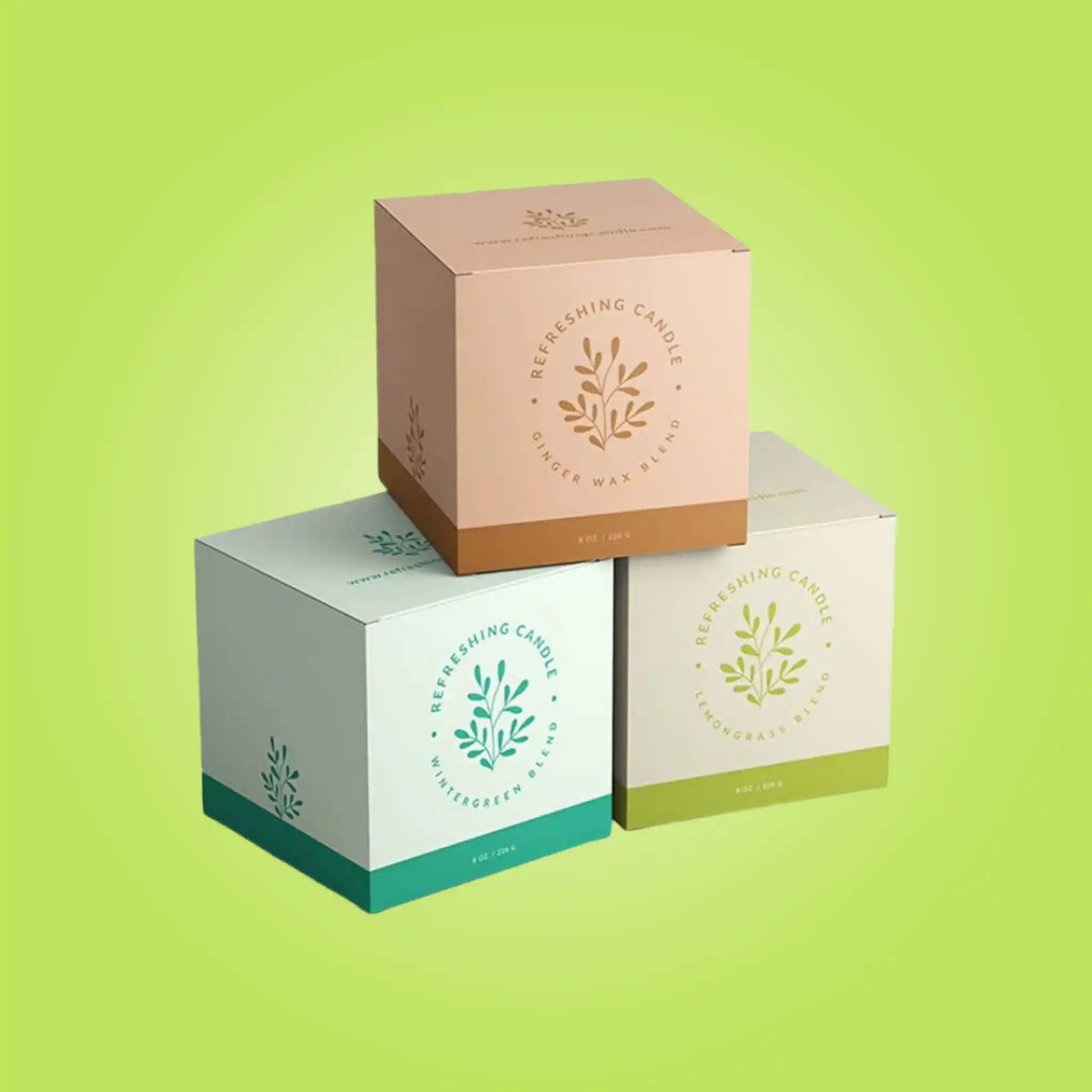 Custom Kraft Candle Boxes