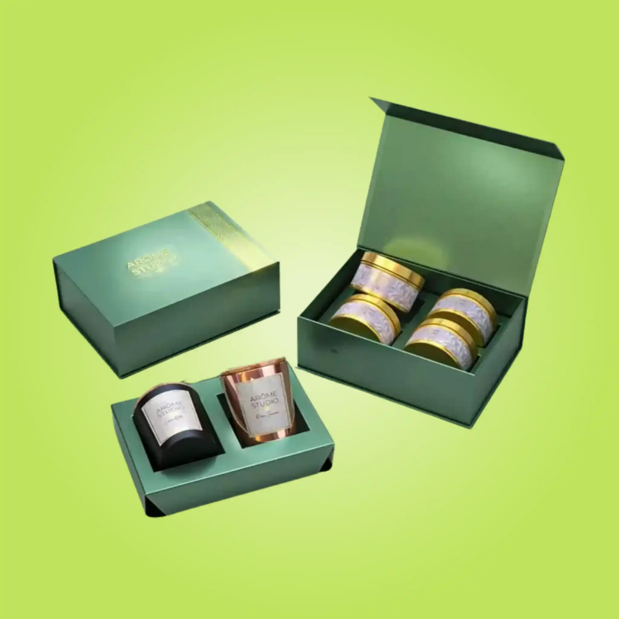 Custom Rigid Candle Boxes