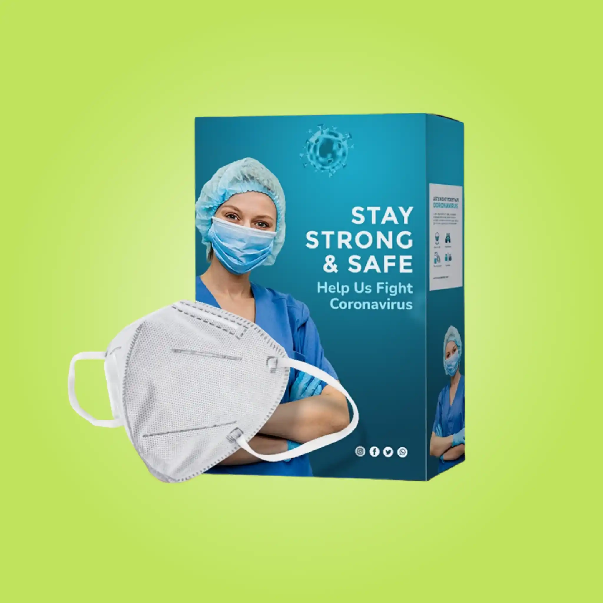 Custom Surgical Face Mask Boxes