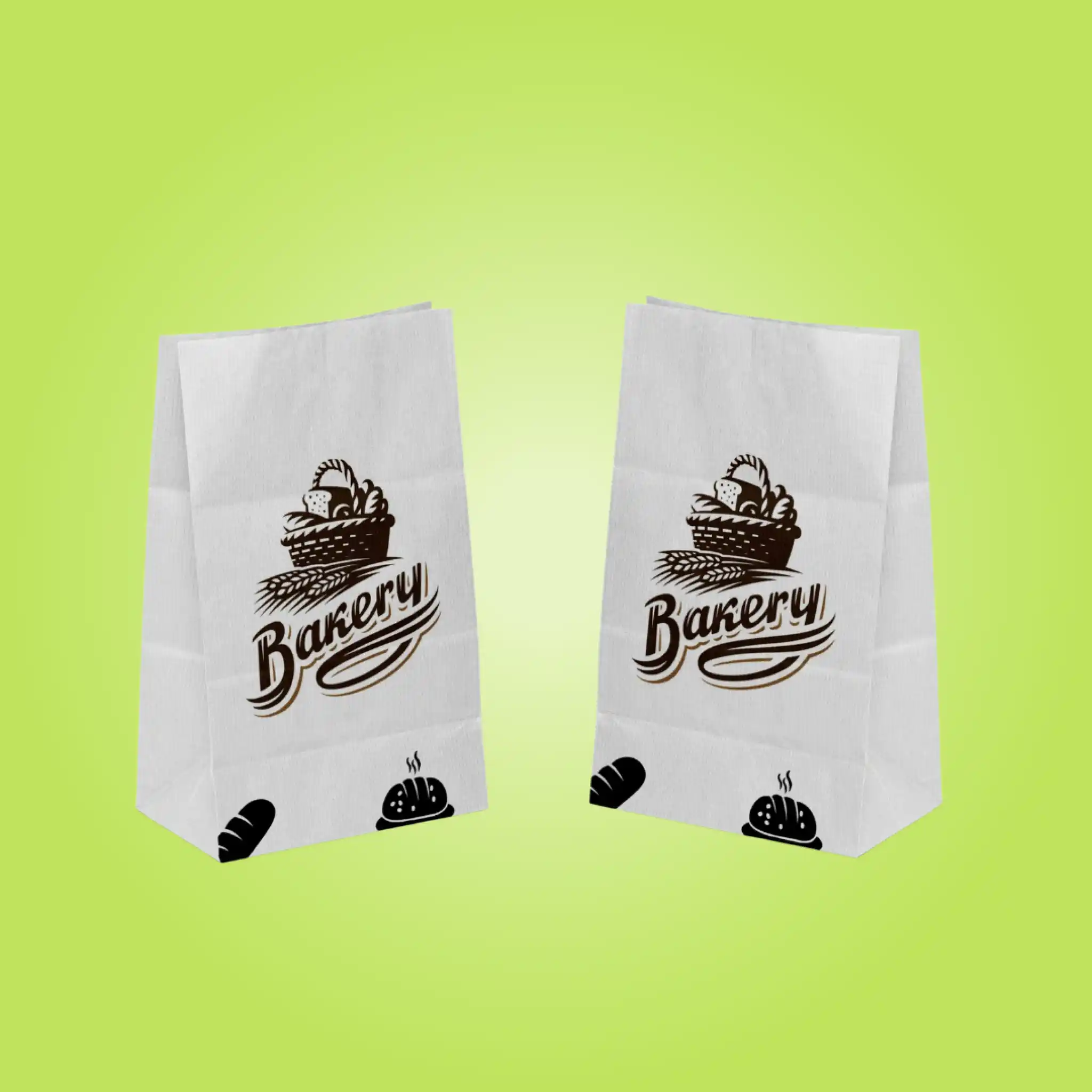 Custom White Paper Bags