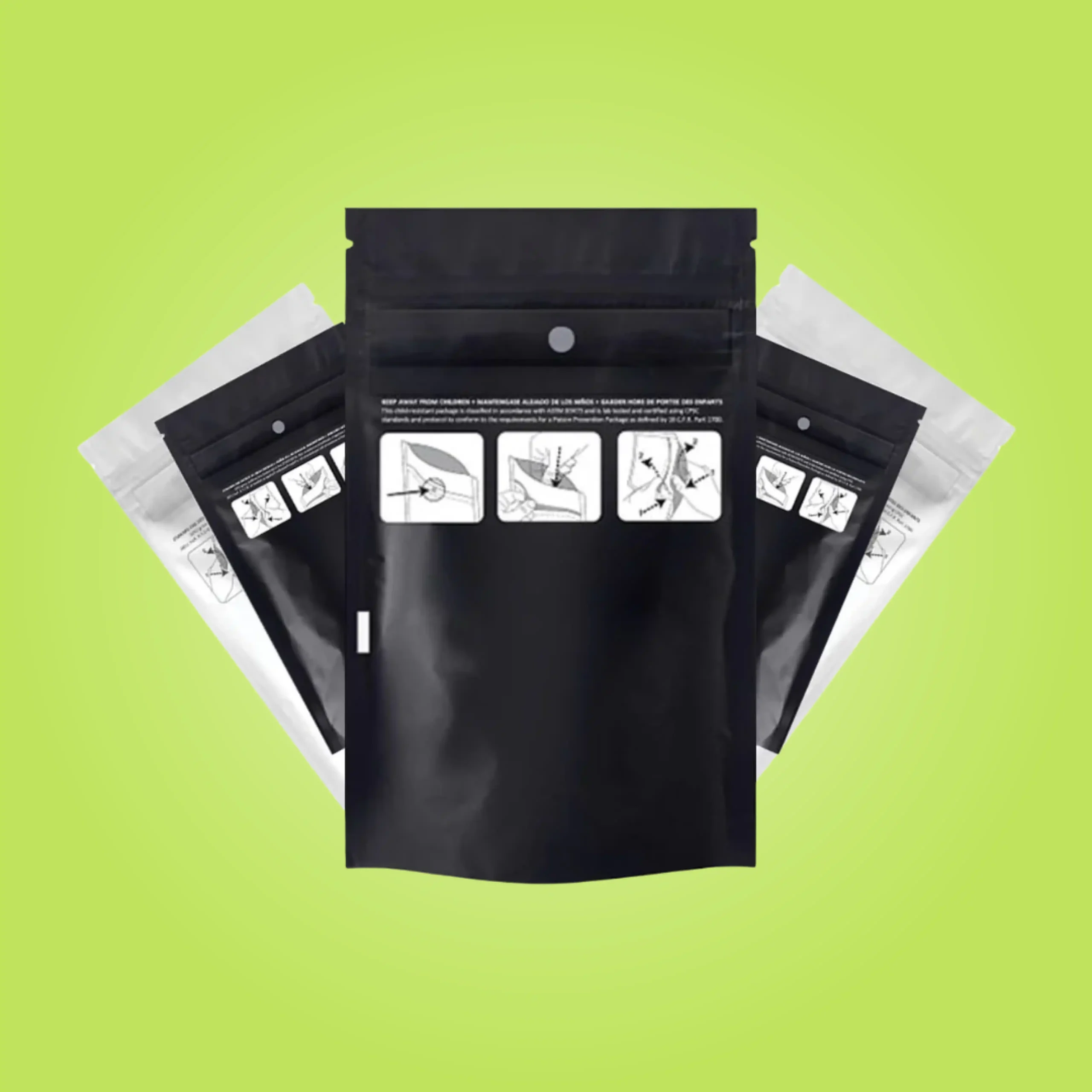 child resistant mylar bags