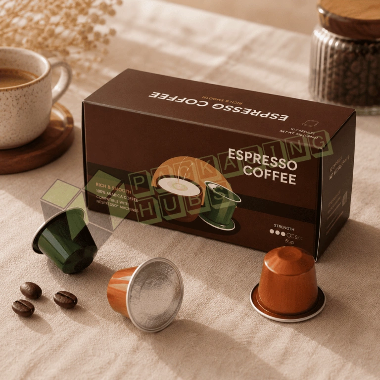 Custom Coffee Pod Boxes