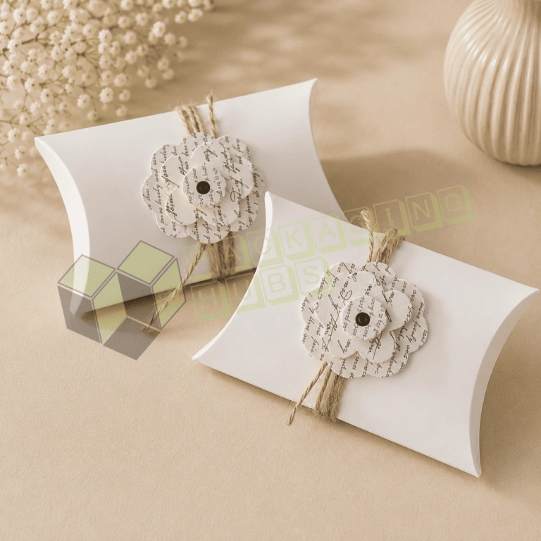 White Pillow Boxes