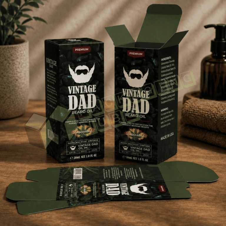 custom beard oil boxes