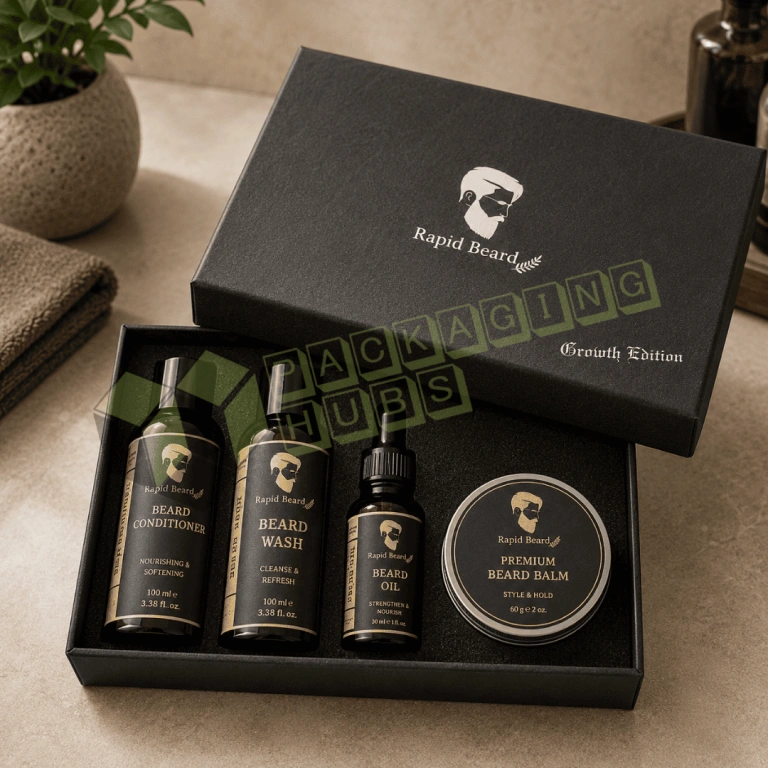 Custom Beard Oil Boxes