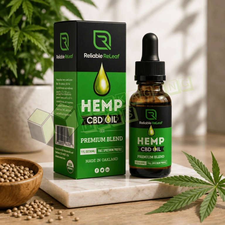 Custom CBD Oil Boxes