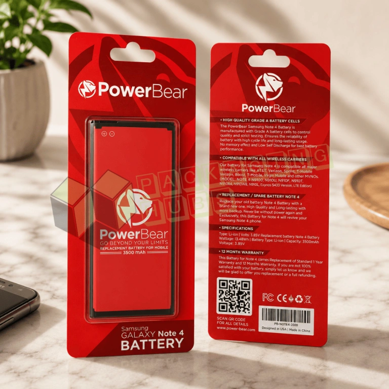 Custom Mobile Battery Packaging
