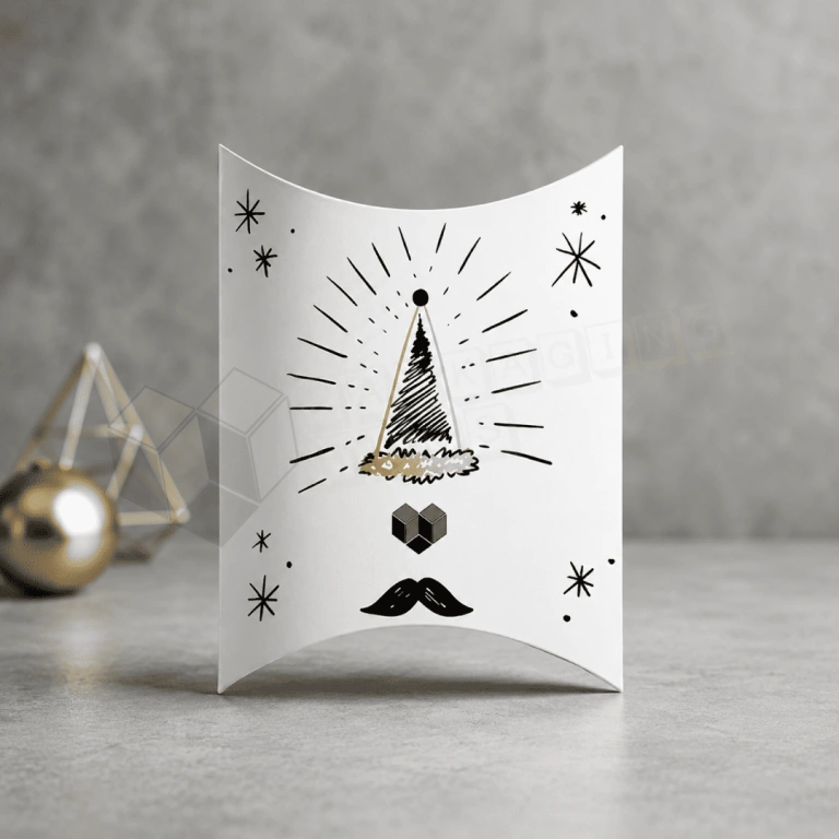 white pillow boxes
