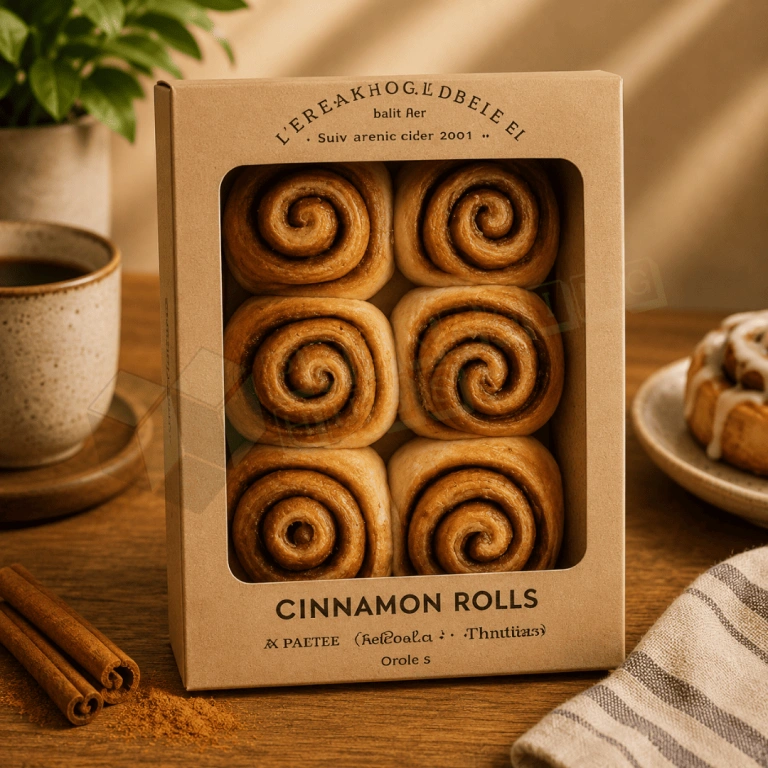 custom cinnamon roll boxes