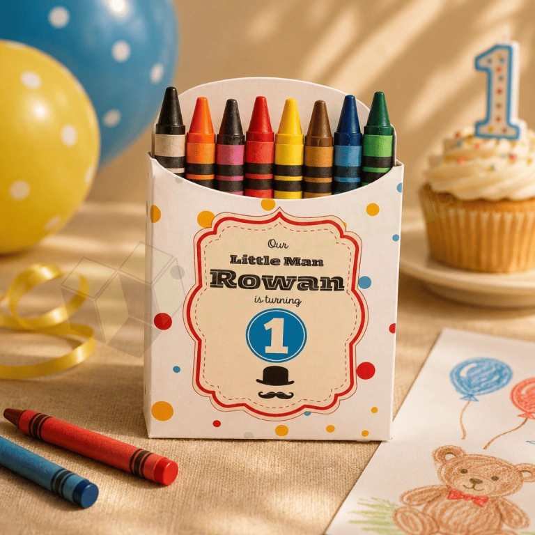custom crayon box